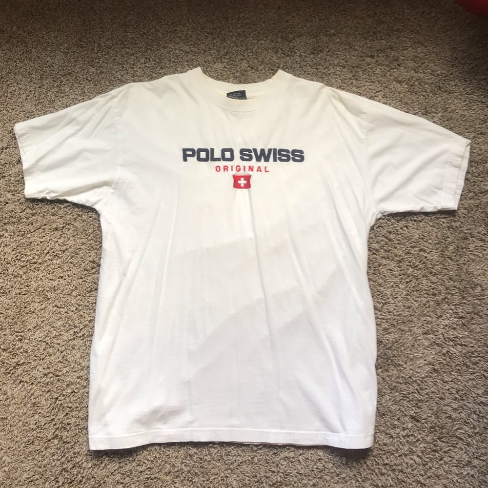 Polo Swiss White Short Sleeve T-shirt